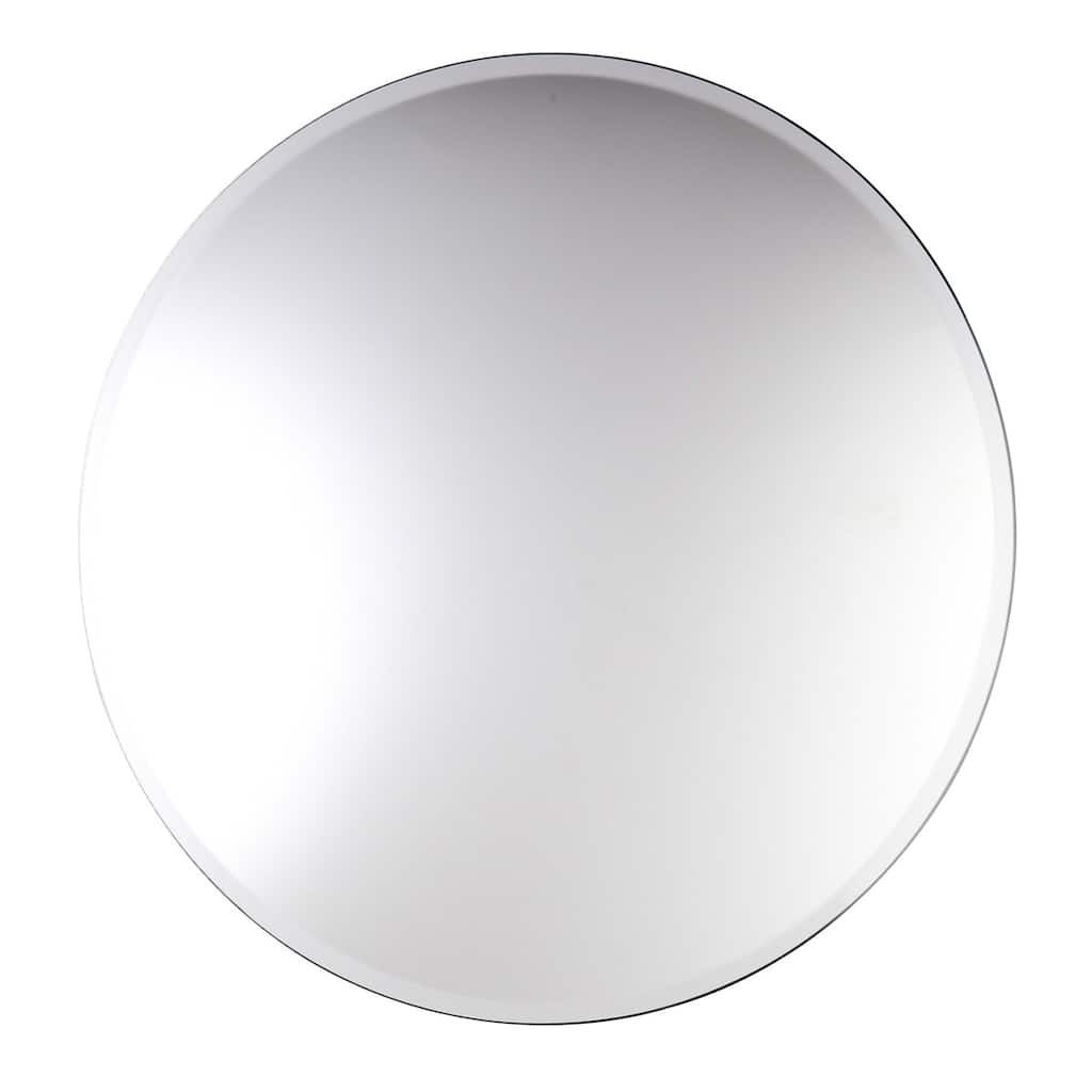 14 Beveled Round Mirror By Artminds, Beveled Round Mirror Centerpiece
